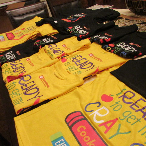 50 Full-Color Custom Printed T-Shirts - Only $10.50 each