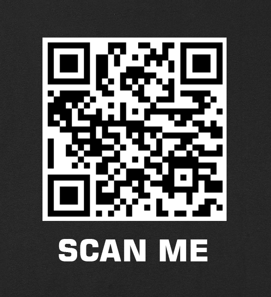 Custom QR Code Shirt – Black