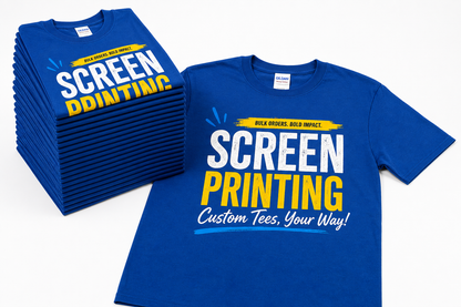 50 Custom Printed T-Shirts